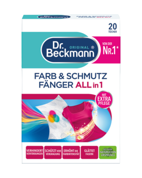 Dr. Beckmann Farb und Schmutzfaenger All in 1, mit Extra ­Pflege, 20 Stueck